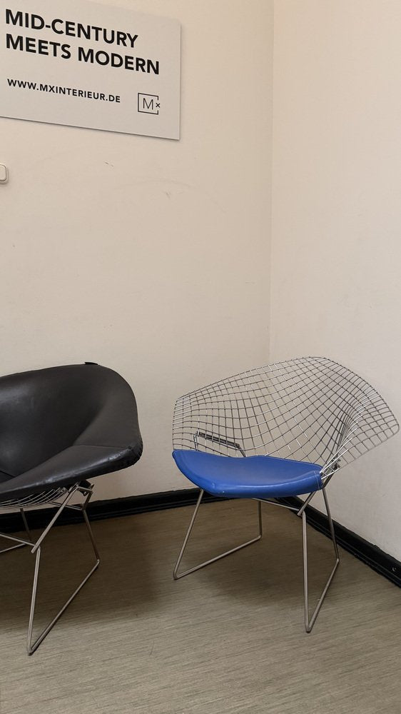 Set von 2 Stühle "Diamond Chair" 421 und 422 von Harry Bertoia für Knoll