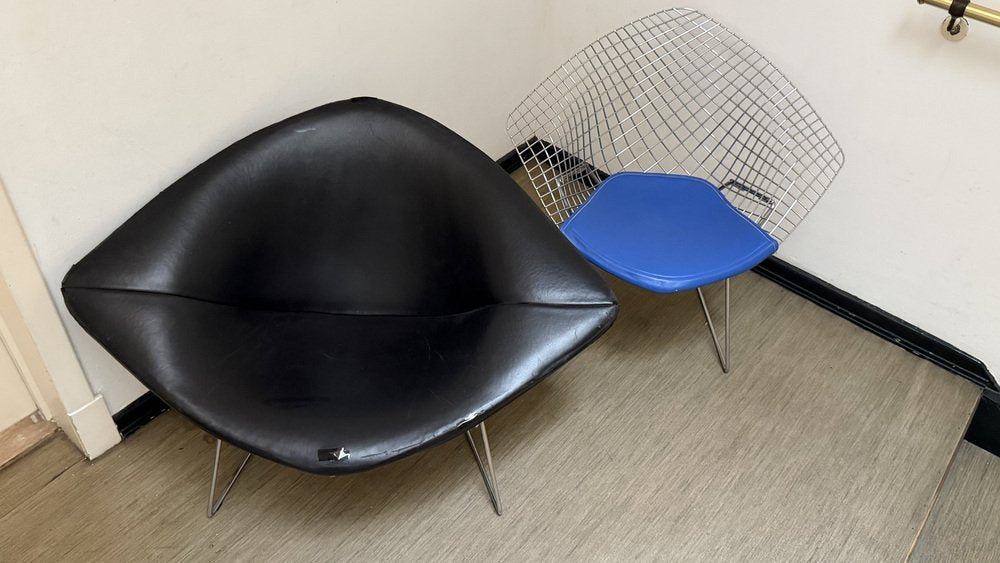 Set von 2 Stühle "Diamond Chair" 421 und 422 von Harry Bertoia für Knoll
