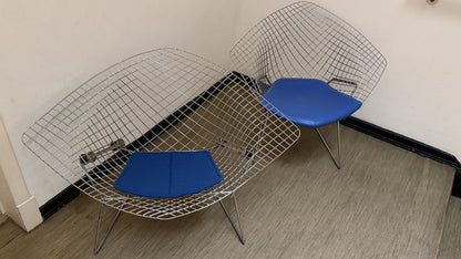 Set von 2 Stühle "Diamond Chair" 421 und 422 von Harry Bertoia für Knoll