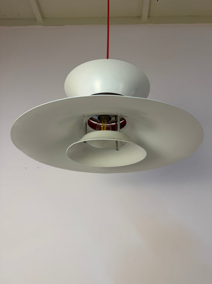 Vintage Lamellenlampe von Bent Nordsted für Lyskær Belysning