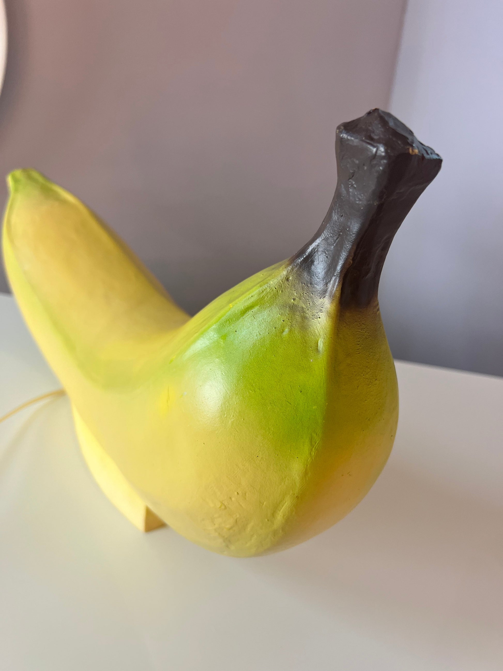 Vintage Tischlampe Banane von Heico 70er West Germany