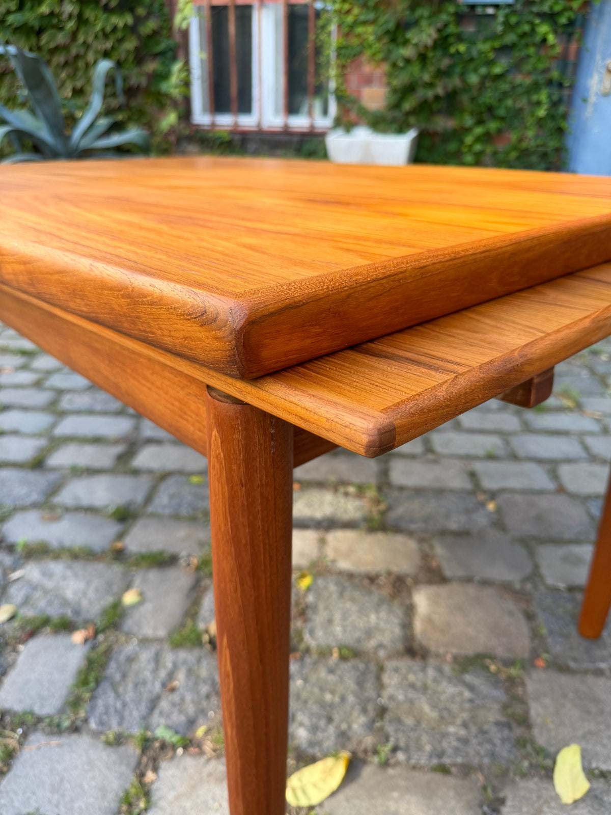 Vintage Esstisch Teak ausziehbar von Grete Jalk für Glostrup