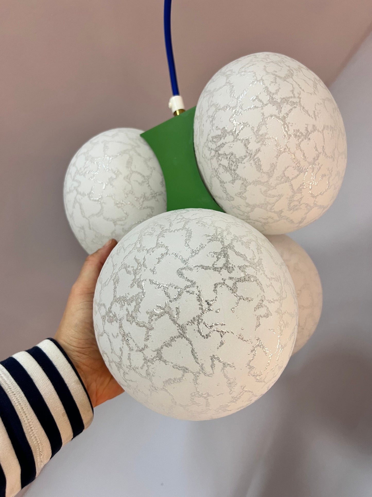 Vintage Hängelampe Space Age von Richard Essig