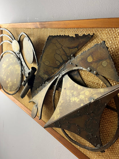 Vintage Wandskulptur von Henrik Horst