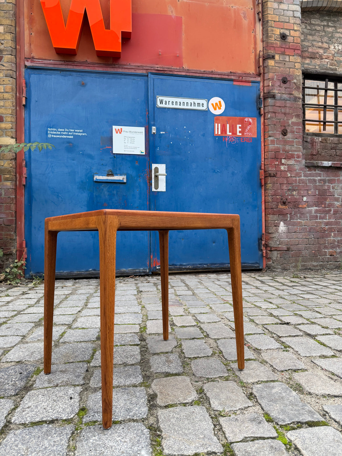 Beistelltisch Teak und Eiche von Wilkhahn