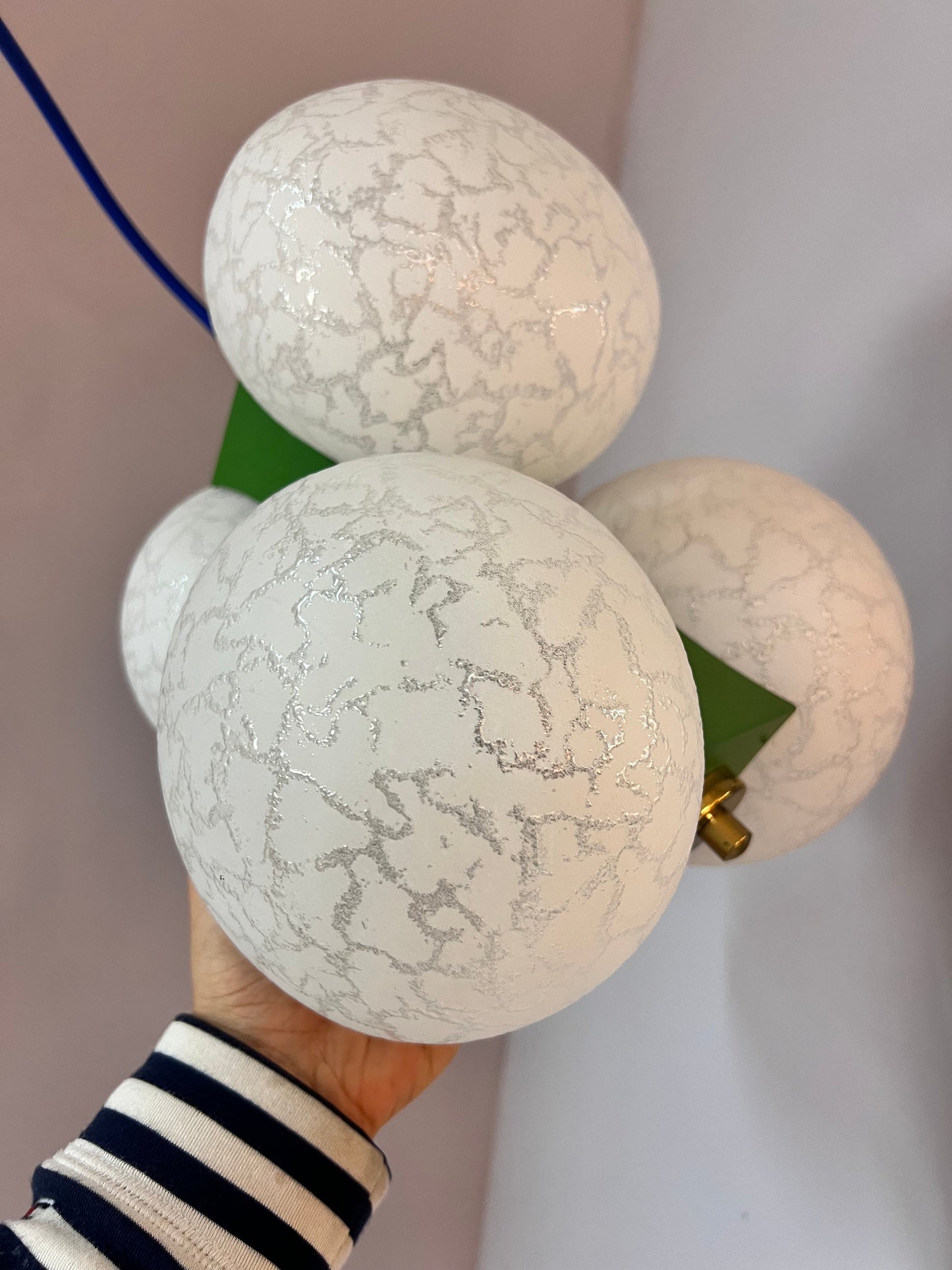 Vintage Hängelampe Space Age von Richard Essig