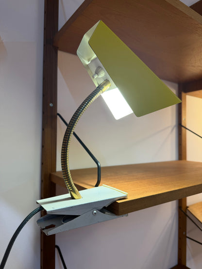 Klemmlampe gelb gold von HOSO (Hoffmeister und Sohn)