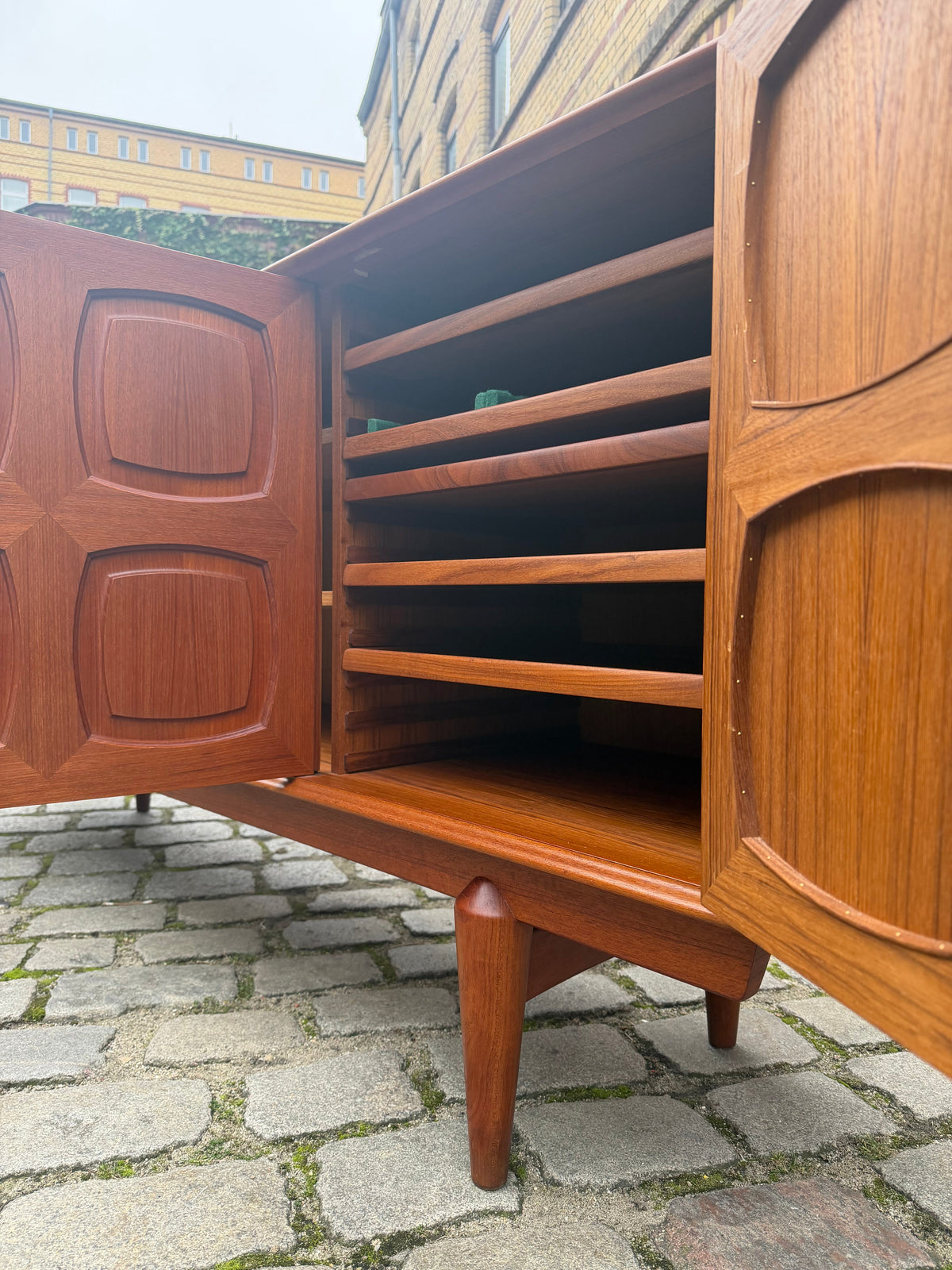 Vintage Sideboard "Frithjof" Teak von Rolf Rastad und Adolf Relling für Gustav Bahus