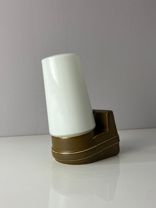 Vintage Wandleuchte Modell 6080 ocker von Sigvard Bernadotte für Ifö