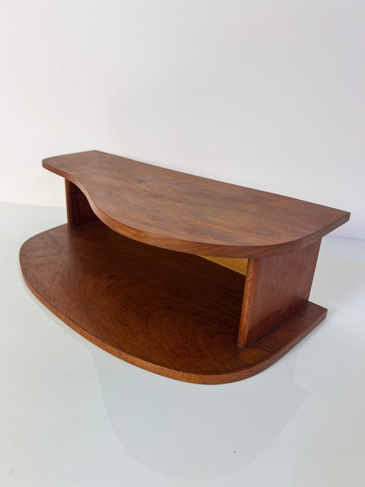 Vintage Wandregal aus Teak aus Dänemark
