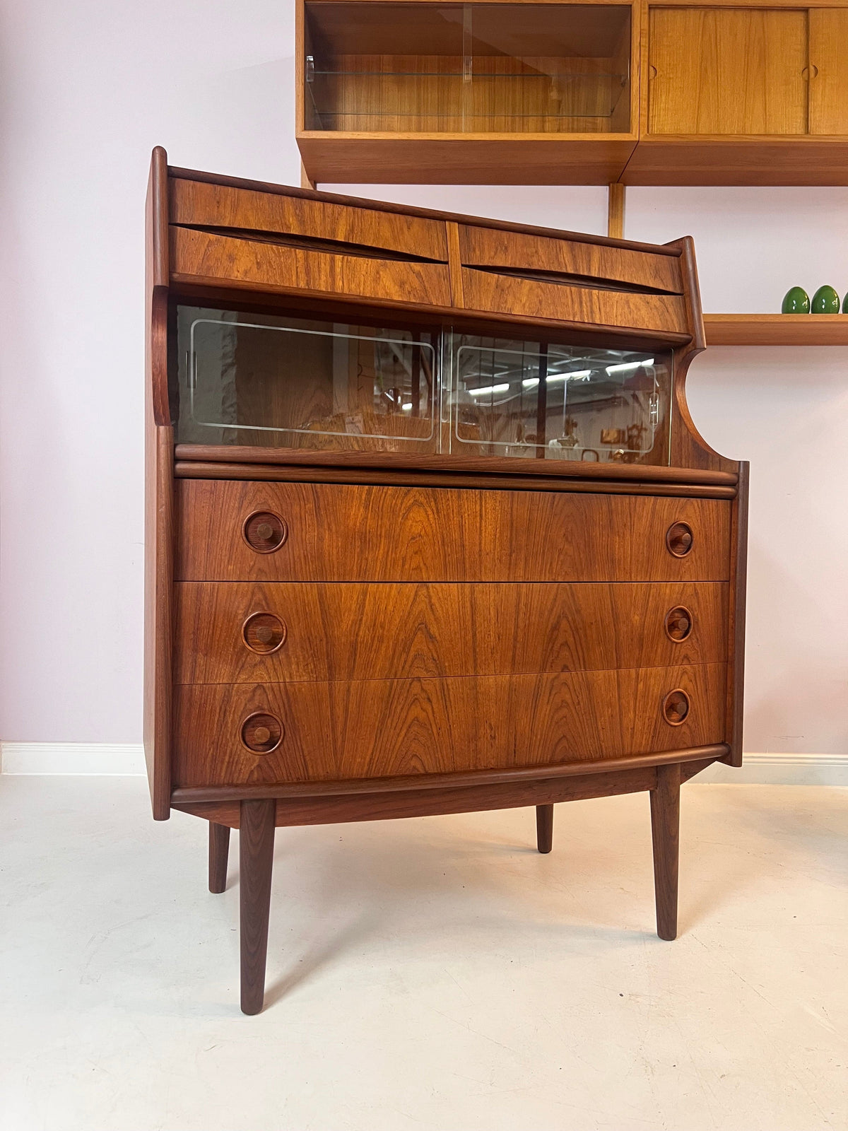 Vintage Sekretär Teak von Gunnar Falsig