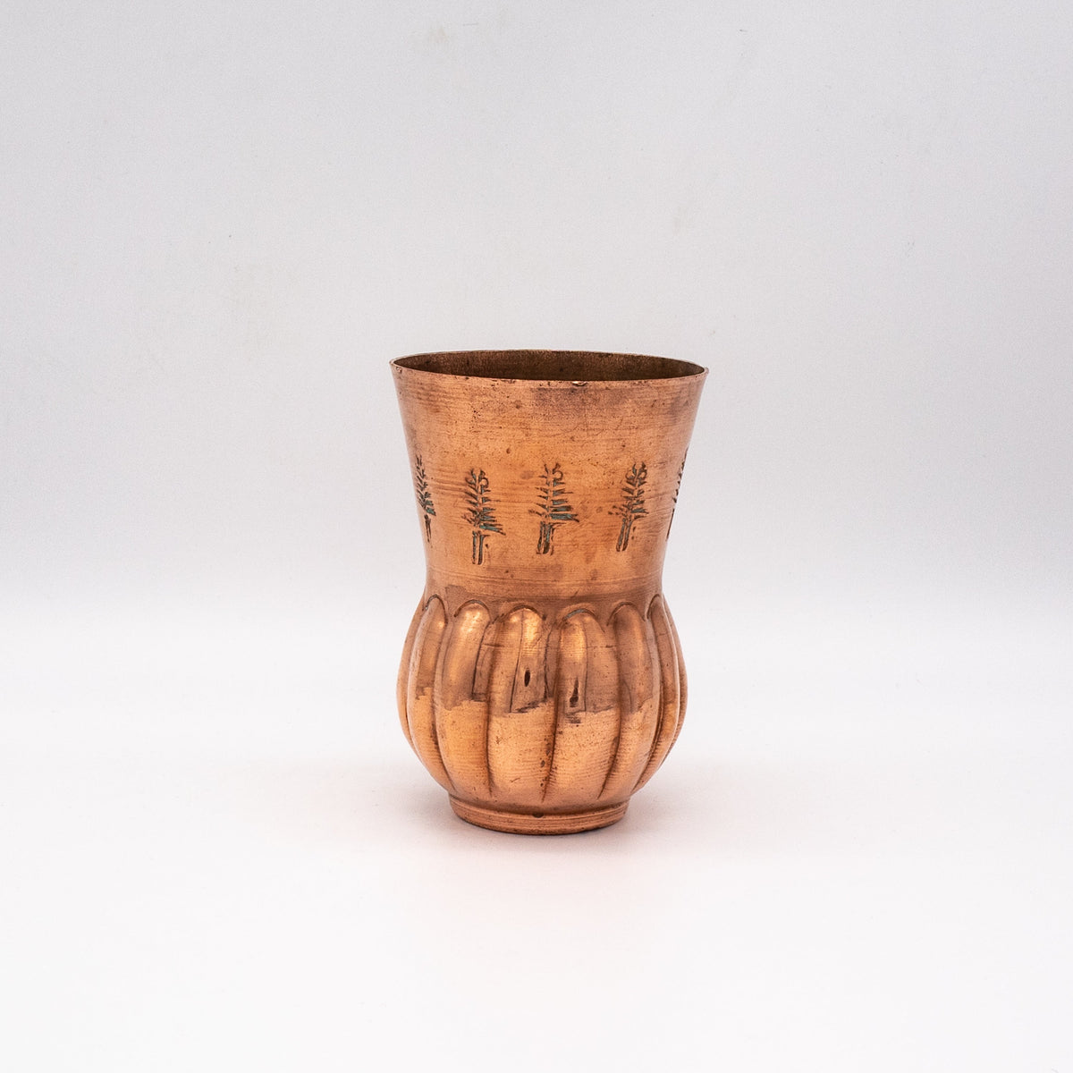 Vintage Vase "Väslein" aus Kupfer, Mid-Century Modern