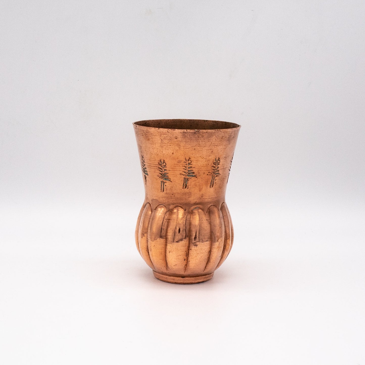 Vintage Vase "Väslein" aus Kupfer, Mid-Century Modern