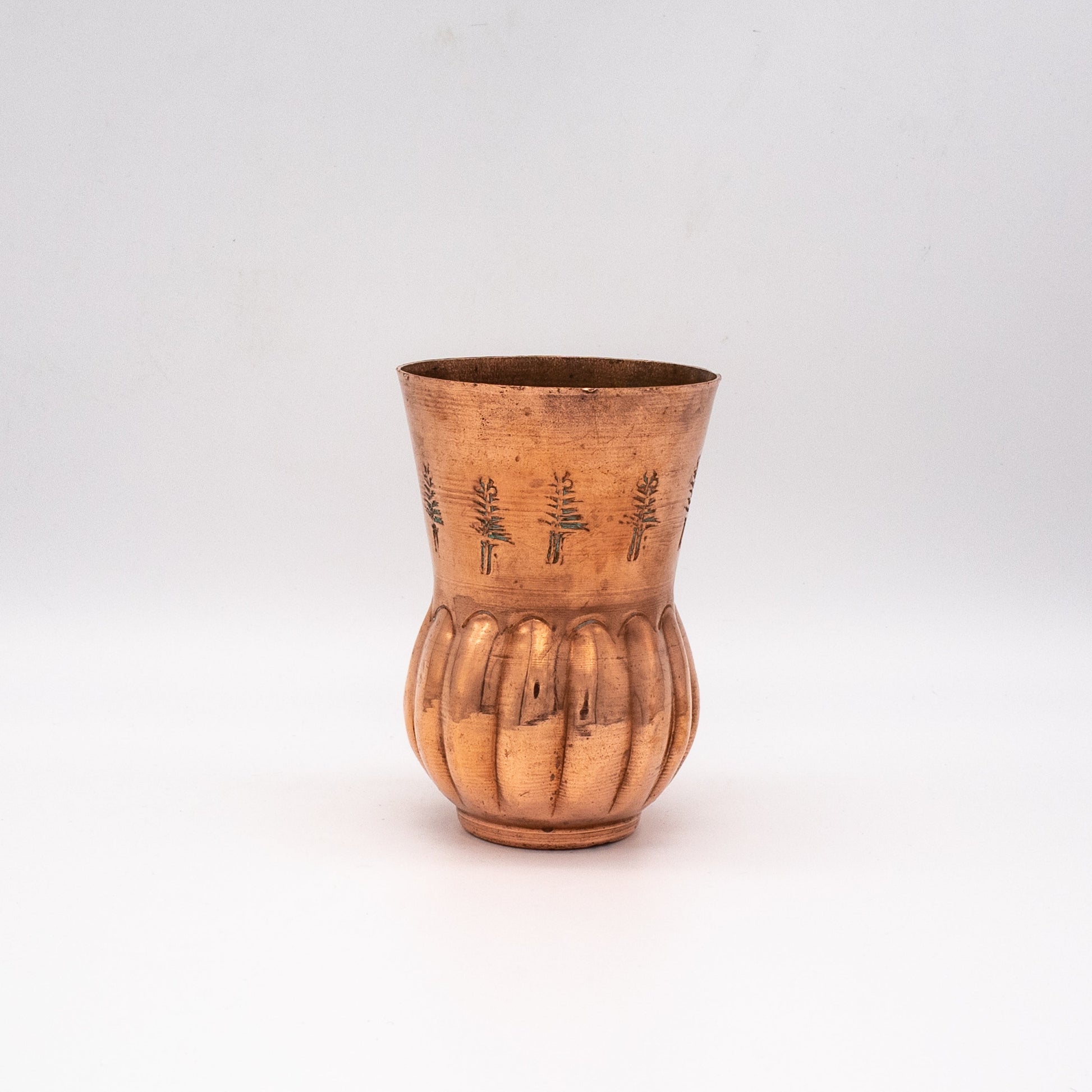 Vintage Vase "Väslein" aus Kupfer, Mid-Century Modern