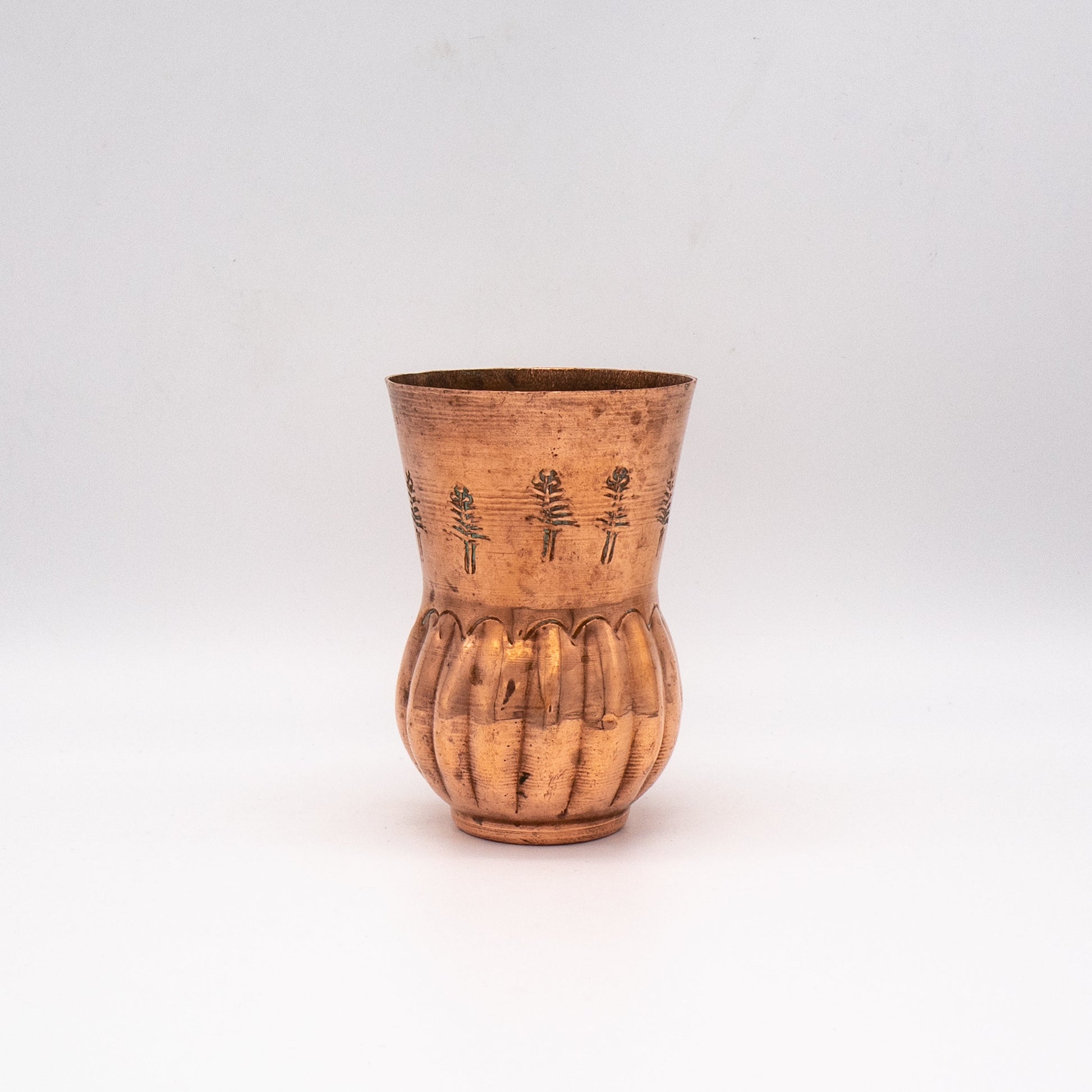 Vintage Vase "Väslein" aus Kupfer, Mid-Century Modern