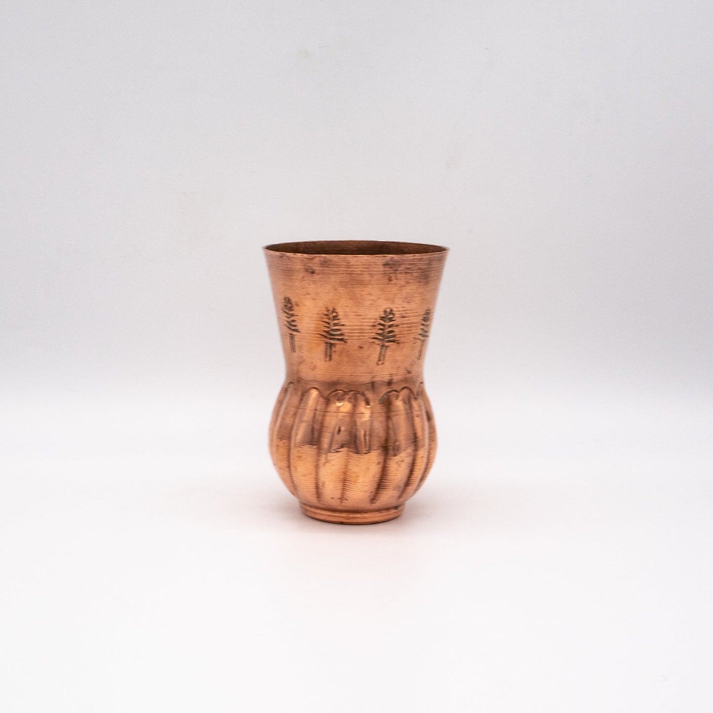Vintage Vase "Väslein" aus Kupfer, Mid-Century Modern