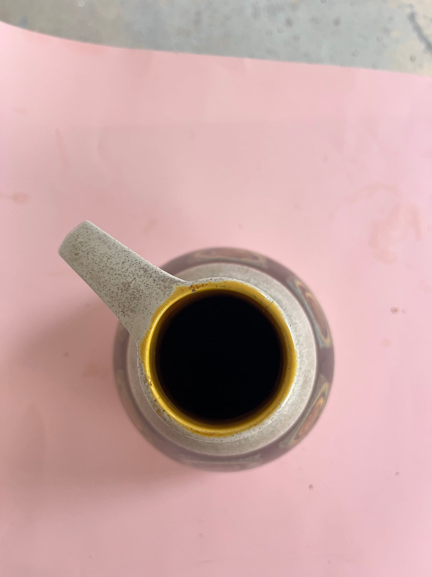 Vintage vase 310-22 beige brown by Dümler and Breiden