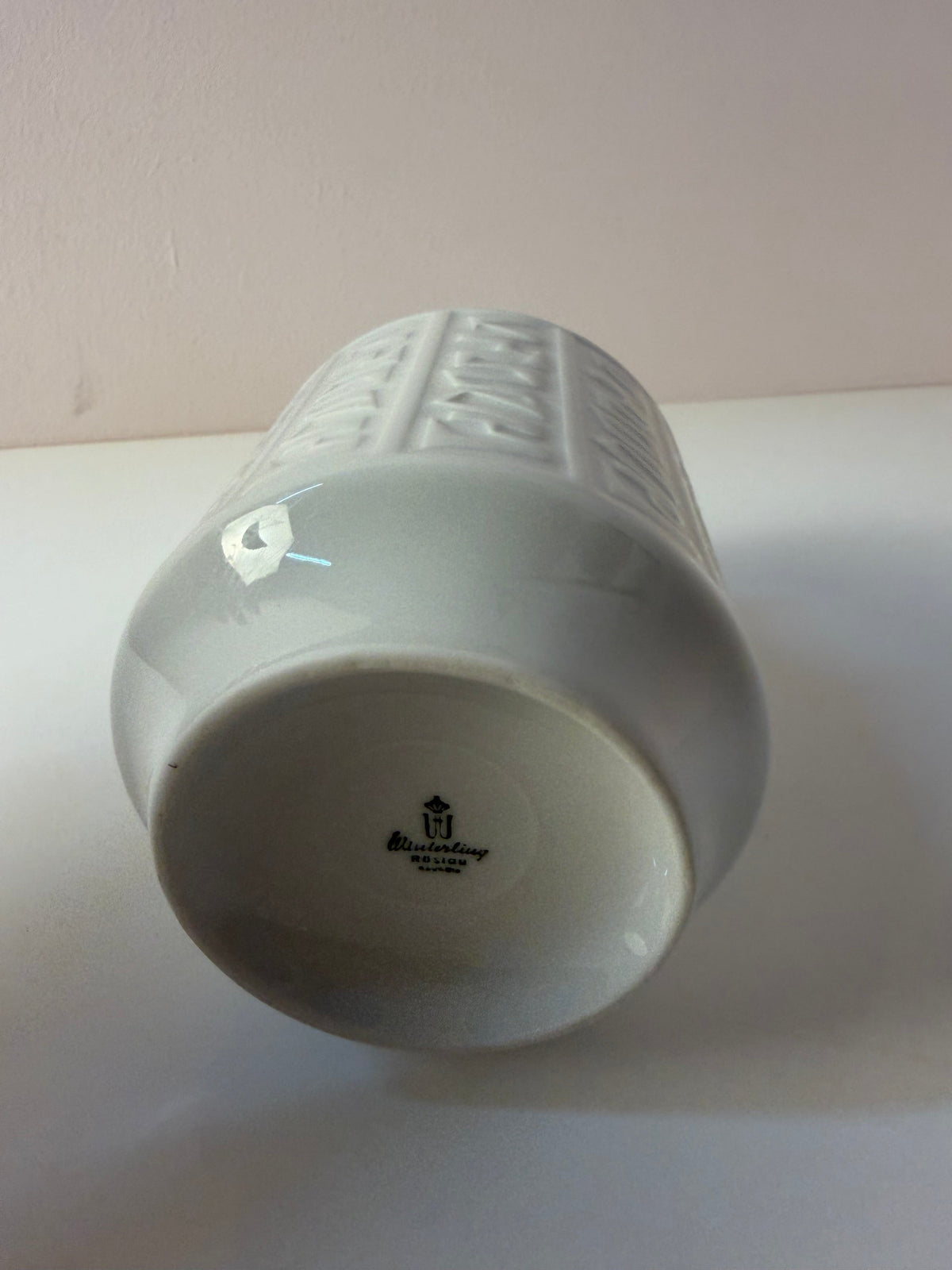 Vase "Zickzack" Porzellan weiß von Winterling Bavaria