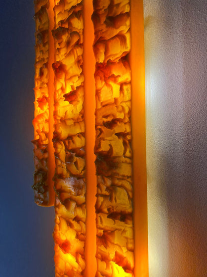 Applique vintage jaune par Uwe Mersch