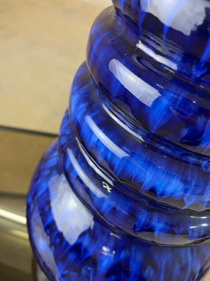 Vintage Vase 269-40 blau verlaufend von Scheurich