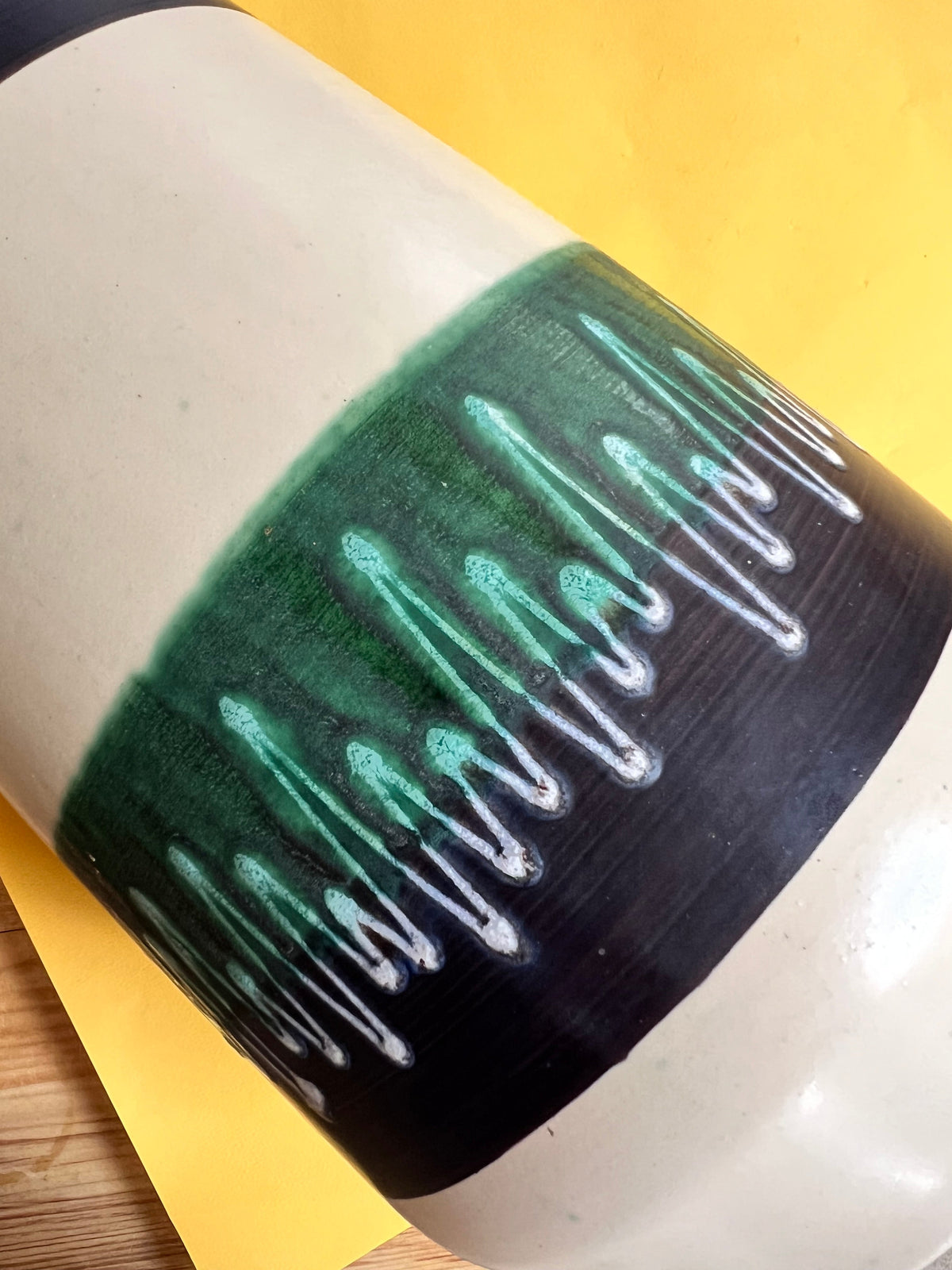 Vase de sol vintage 666-40 de Bay Keramik