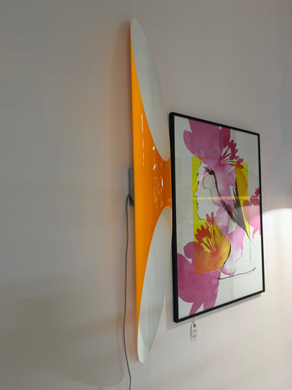 Wandlampe Shakti Wall Fix von Marzio Rusconi Clerici für Kundalini, Orange
