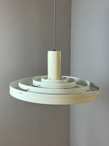 Vintage Hängelampe Fibonacci von Sophus Frandsen für Fog und Mørup weiß