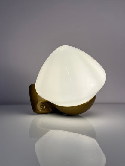 Vintage Wandlampe Modell 6030 von Sigvard Bernadotte für Ifö oliv