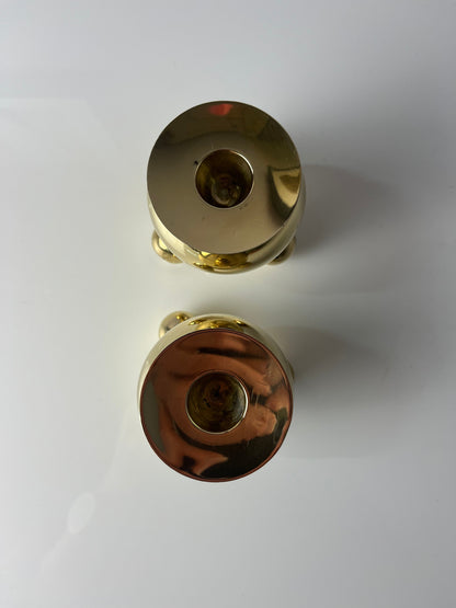 Vintage Kerzenständer Set von 2 Kugel von Gusums Bruk