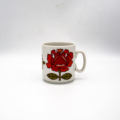 Vintage Kaffeetasse Rose aus Porzellan, 1970er Jahre
