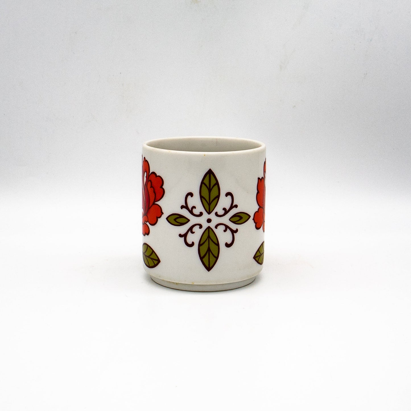 Vintage Kaffeetasse Rose aus Porzellan, 1970er Jahre