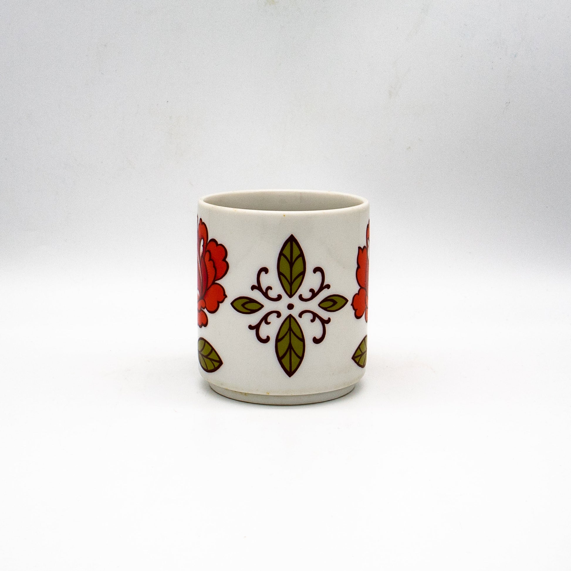 Vintage Kaffeetasse Rose aus Porzellan, 1970er Jahre