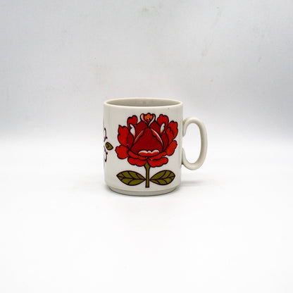 Vintage Kaffeetasse Rose aus Porzellan, 1970er Jahre