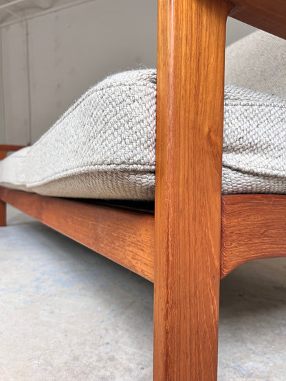 Vintage Sofa Teak und Wolle aus Dänemark