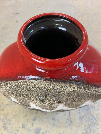 Vintage Bodenvase 102/50 von Dümler und Breiden rotbraun