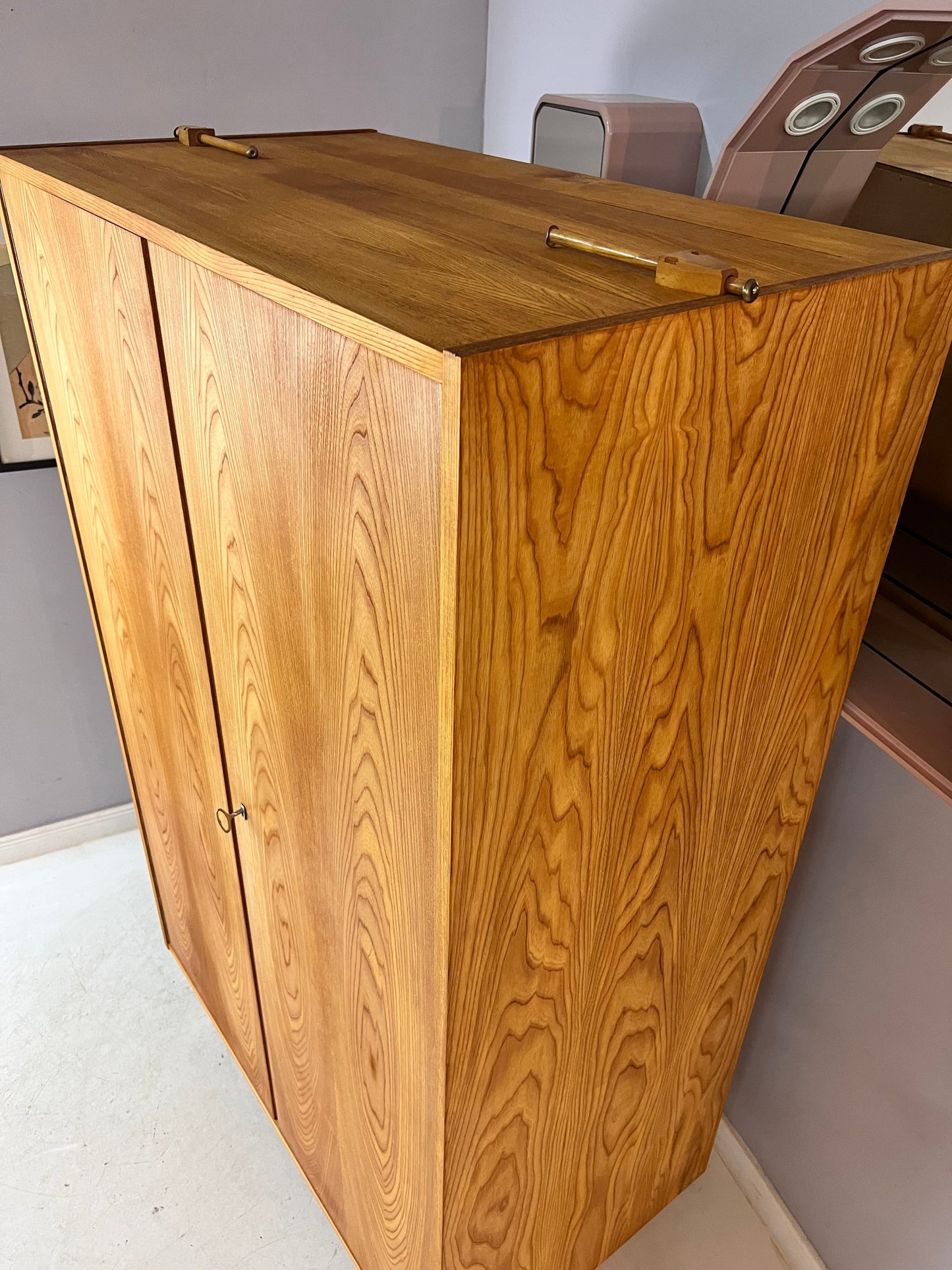 Vintage Kleiderschrank 602 von Franz Ehrlich für Hellerau