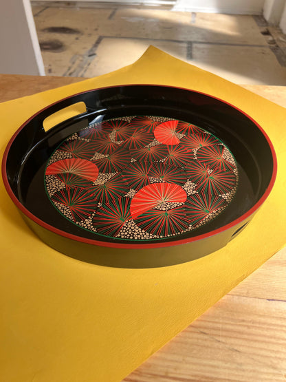 Vintage Lacktablett Shōwa Periode Japan 70er