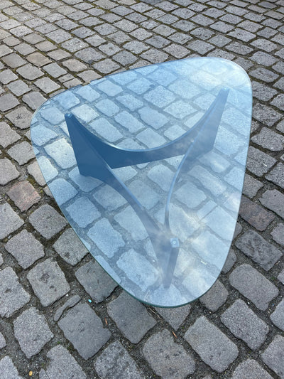 black glass coffee table