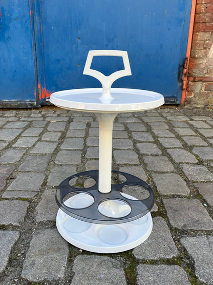 Flaschenhalter Beistelltisch weiß von Flair Holland