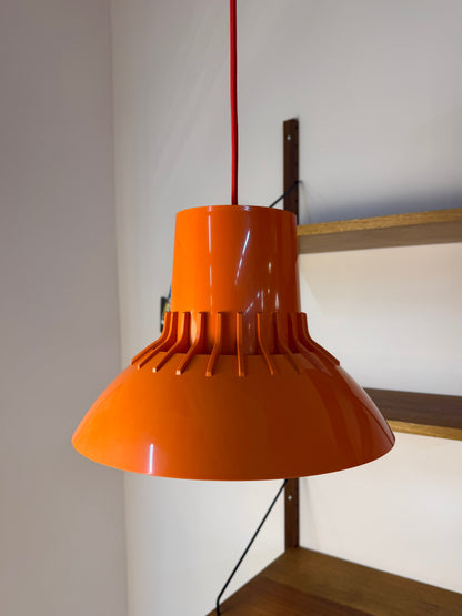 Hängelampe "Solar" orange von Svend Middelboe für Nordisk Solar Compagni