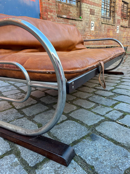 Vintage Kufensofa von Hynek Gottwald