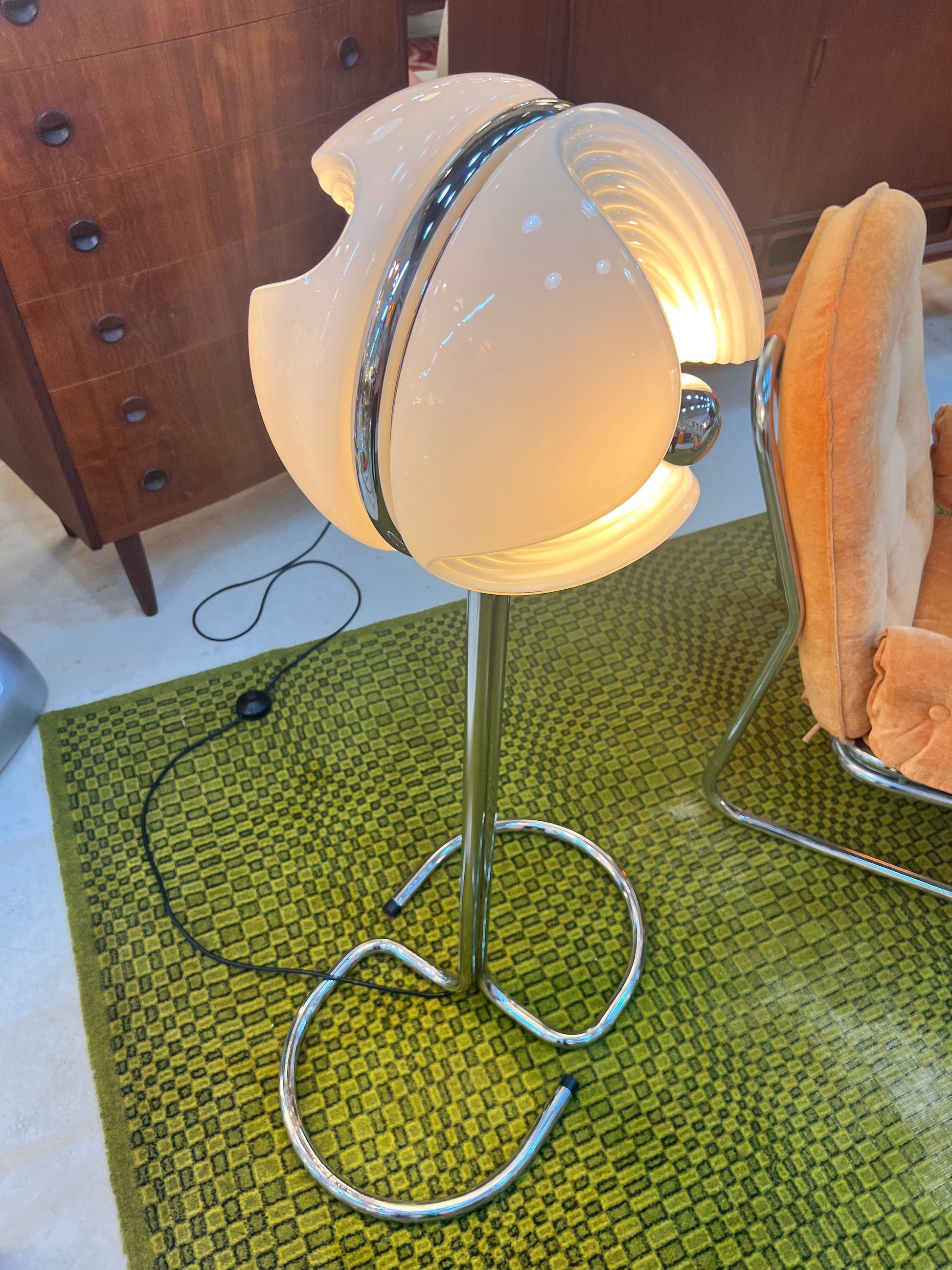 Vintage Stehlampe "Futura" von Koch und Lowy für Peill und Putzler
