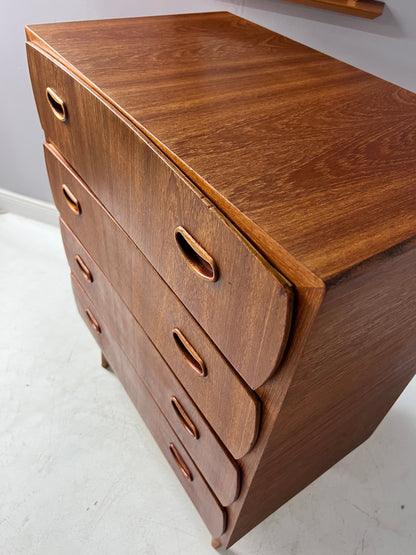 Vintage teak chest of drawers from Denmark