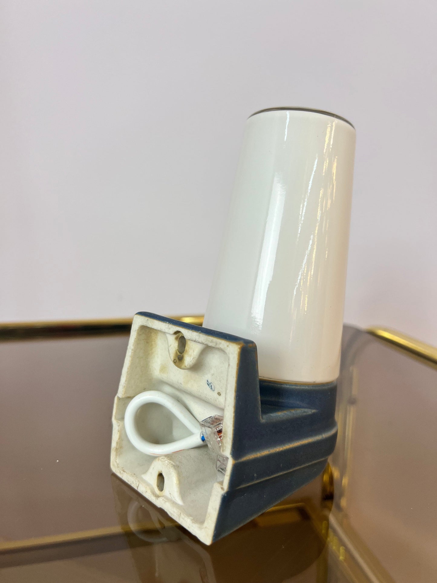 Wandlampe blau von Sigvard Bernadotte für Ifö