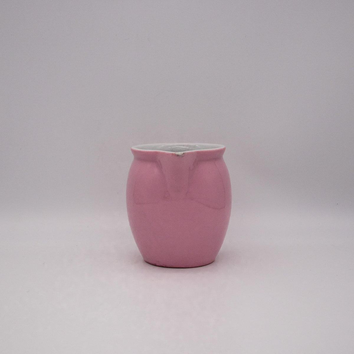 Vintage Milchkännchen rosa von Wilhelmsburger Porzellan