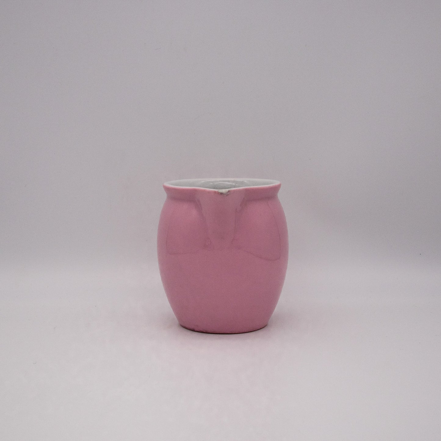 Vintage Milchkännchen rosa von Wilhelmsburger Porzellan