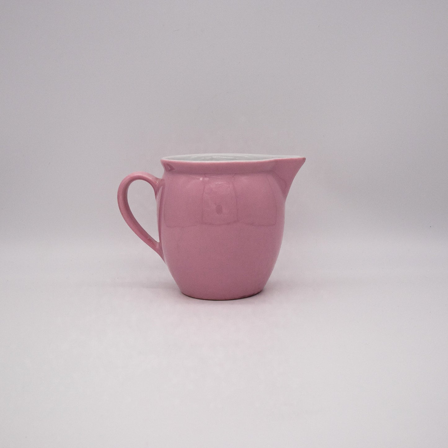 Vintage Milchkännchen rosa von Wilhelmsburger Porzellan