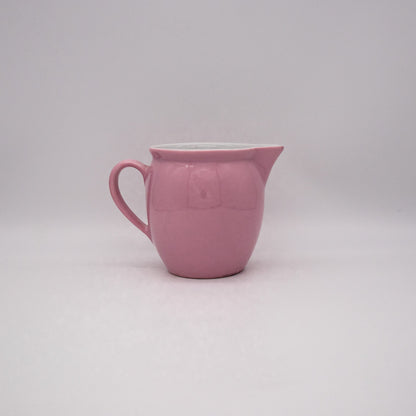 Vintage Milchkännchen rosa von Wilhelmsburger Porzellan