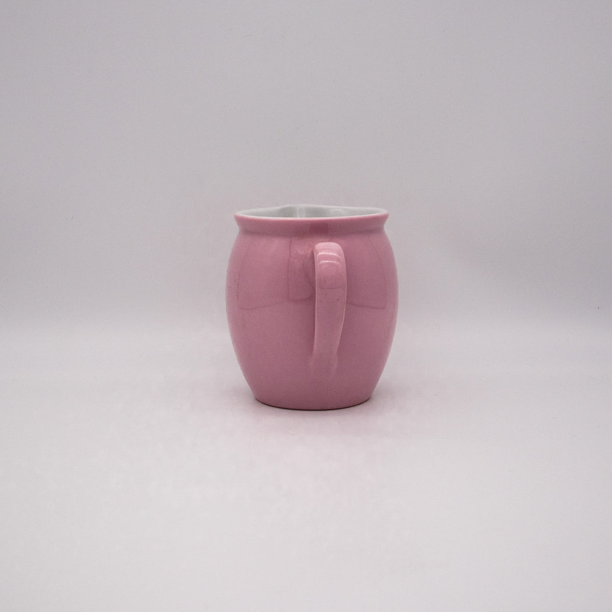 Vintage Milchkännchen rosa von Wilhelmsburger Porzellan