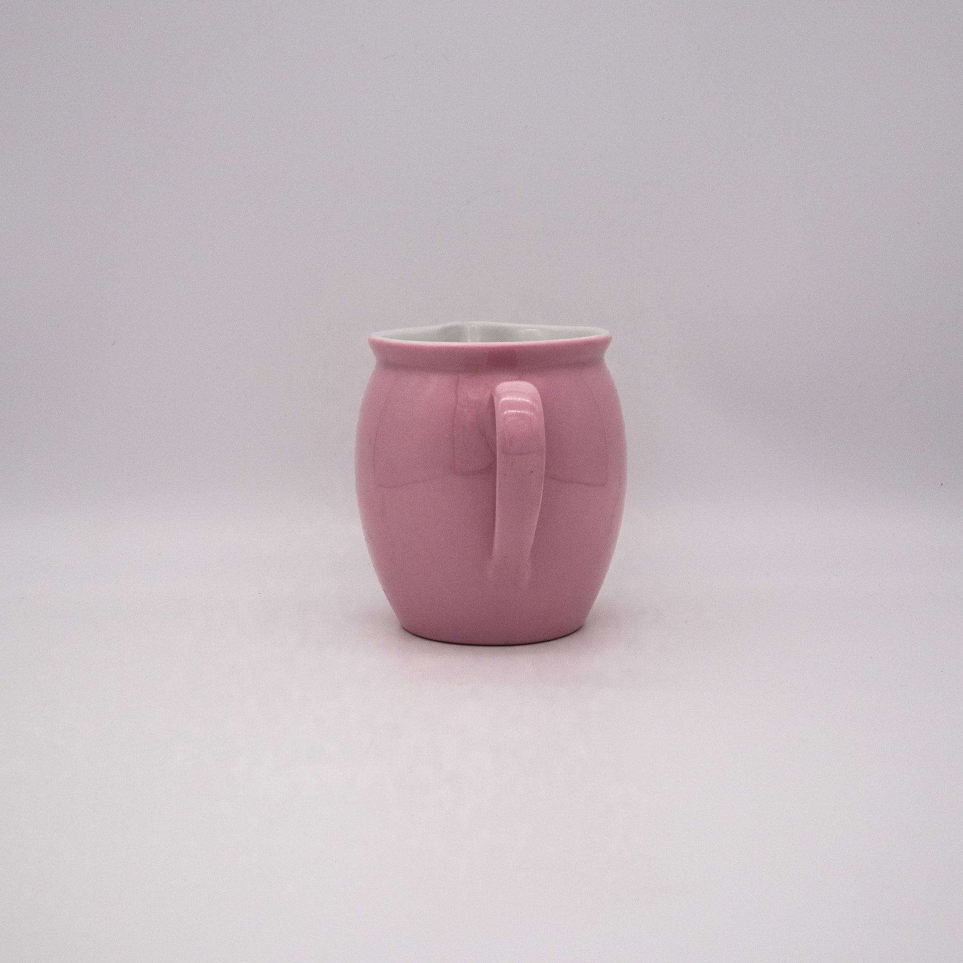 Vintage Milchkännchen rosa von Wilhelmsburger Porzellan